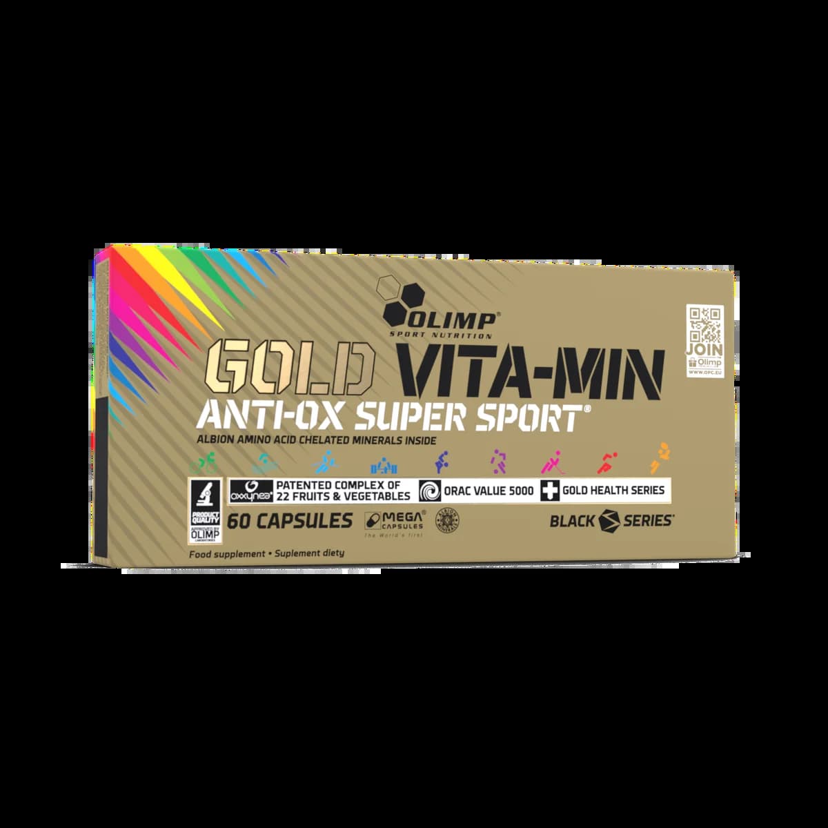 Gold VITA-MIN anti-OX Super Sport® Mega Caps® - 60 Capsules